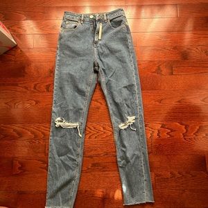 ASOS Mid Wash High Rise Jeans